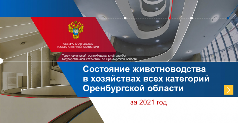 Состояние животноводства в хозяйствах всех категорий Оренбургской области