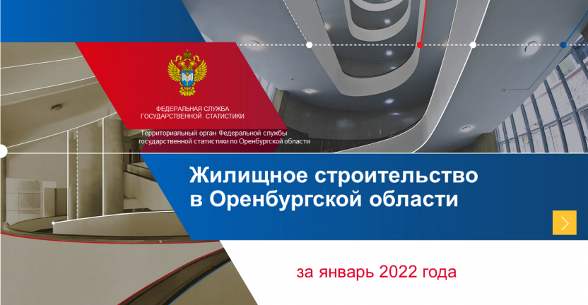 Жилищное строительство в Оренбургской области за январь 2022 года