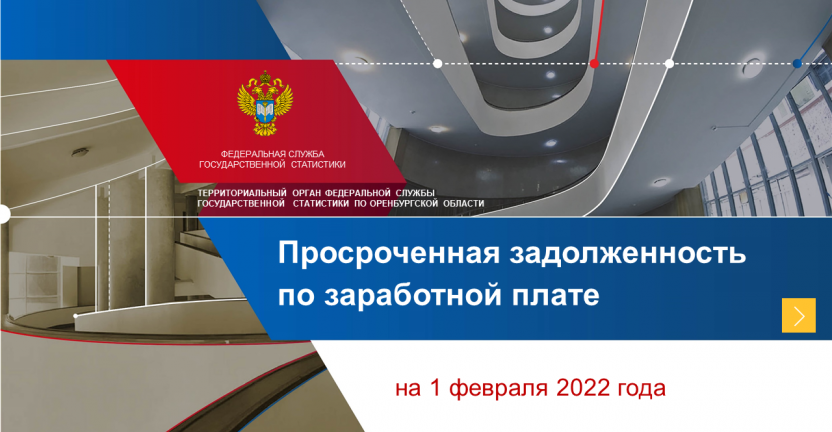 Просроченная задолженность по заработной плате на 1 февраля 2022 года